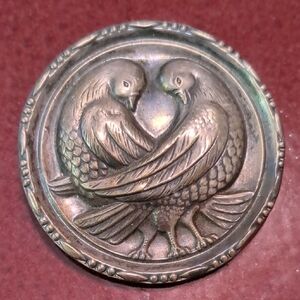 Vintage Silver Dove Brooch